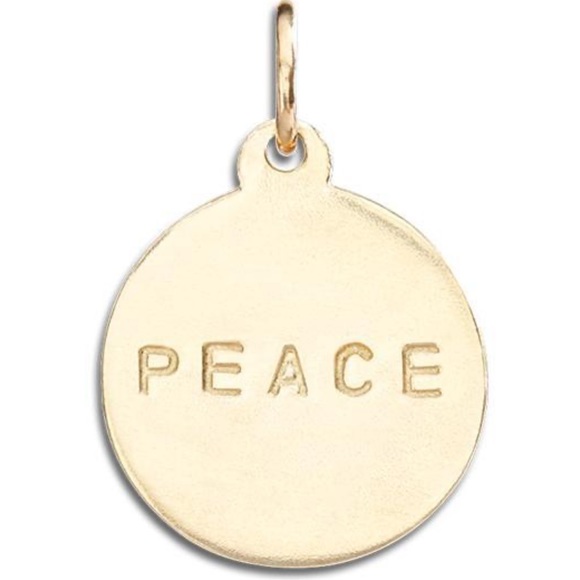 Helen Ficalora "Peace"' Disk Charm
14K YELLOW GOLD - Picture 1 of 3